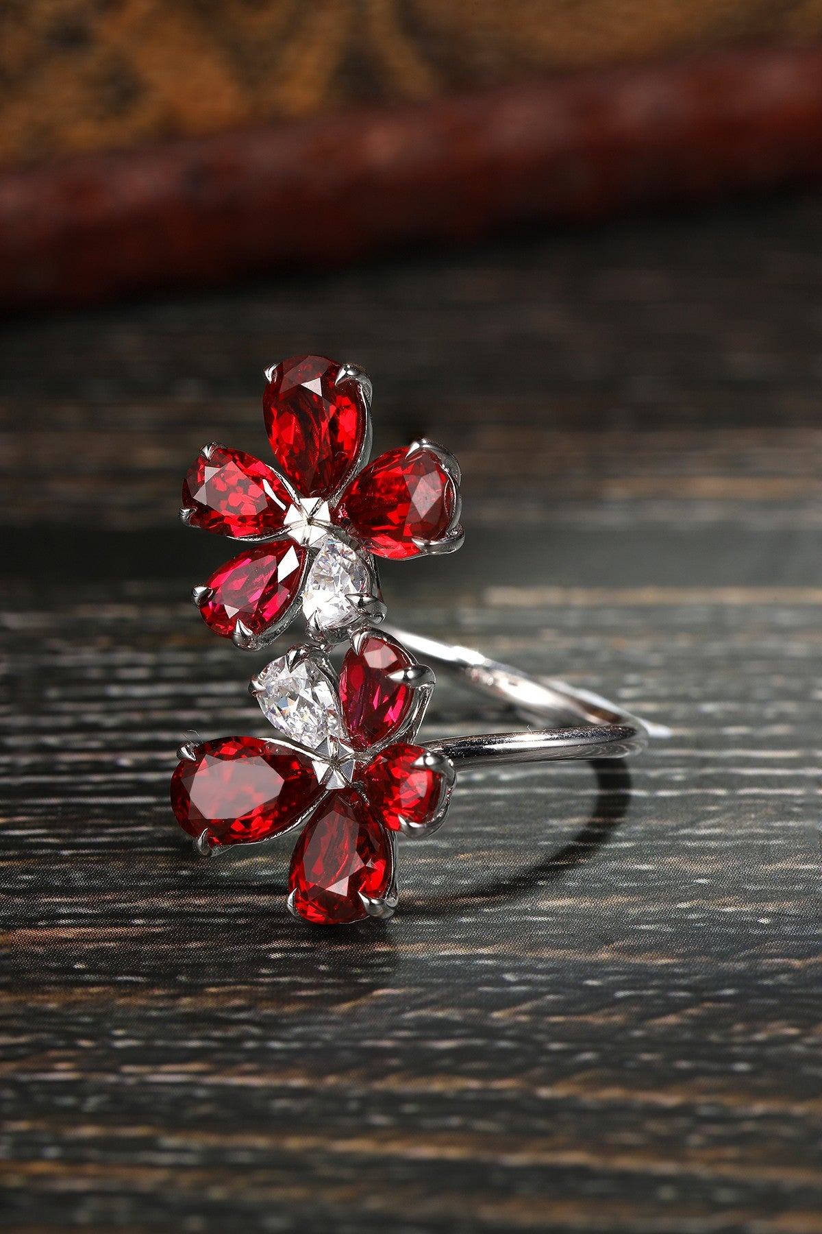 Sterling Silver Lab-Grown Ruby Ring A – JRURR205Y