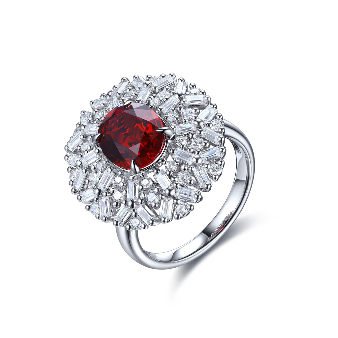 Sterling Silver Lab-Grown Ruby Ring W – JRURR120Y