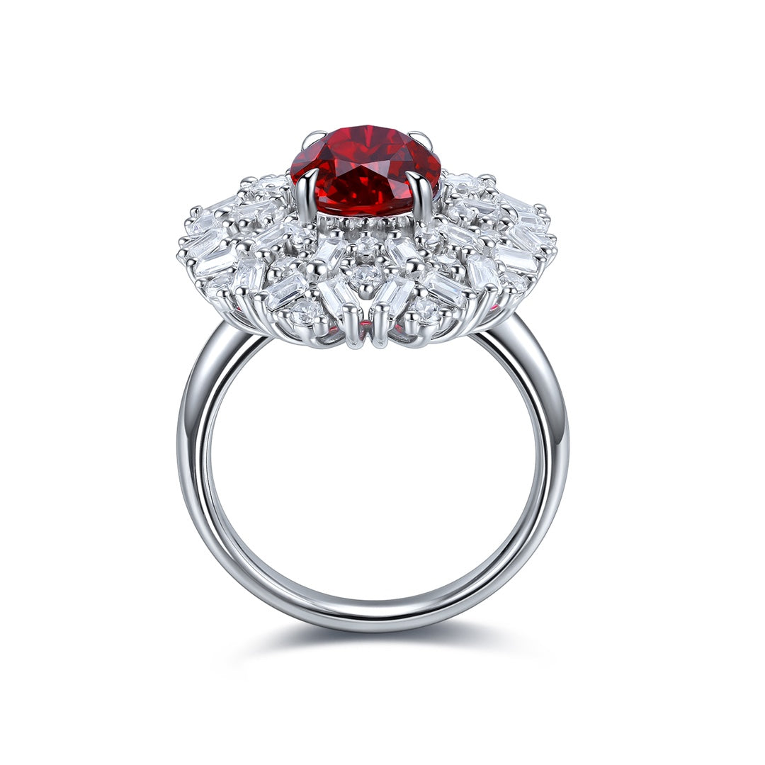 Sterling Silver Lab-Grown Ruby Ring W – JRURR120Y