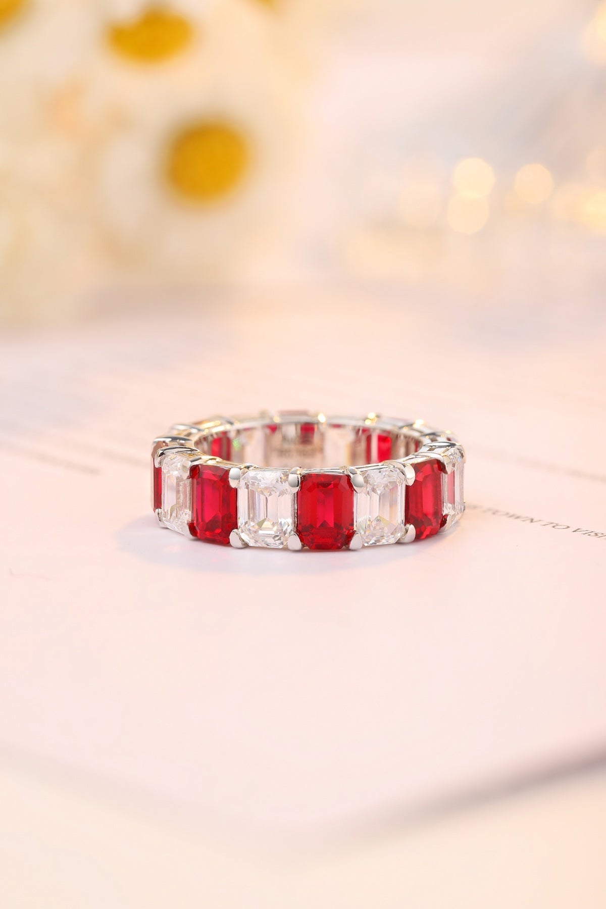 Sterling Silver Lab-Grown Ruby Ring A – JRUR235Y