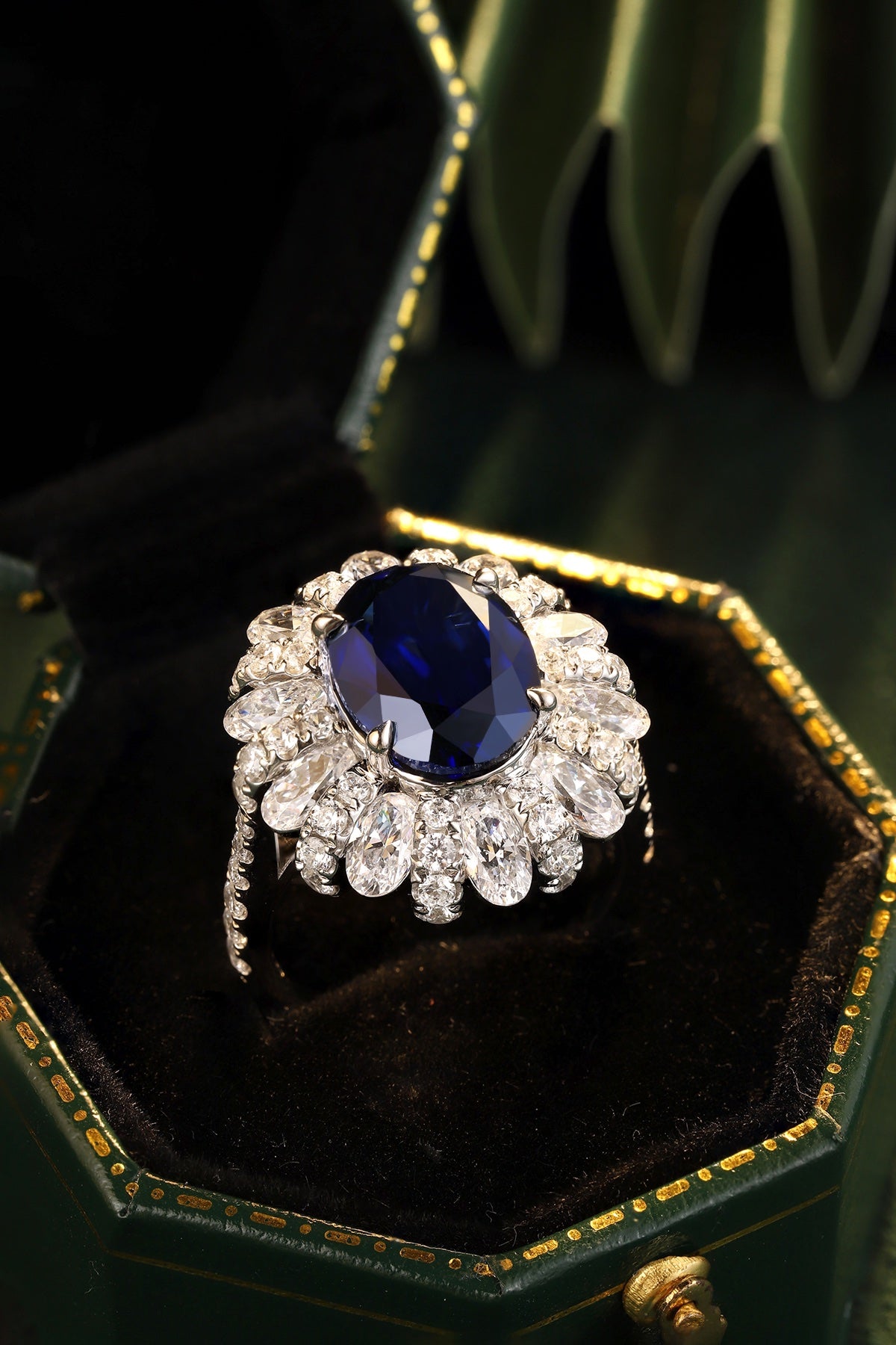 Sterling Silver Lab - Grown Sapphire Ring W – JSABR191Y