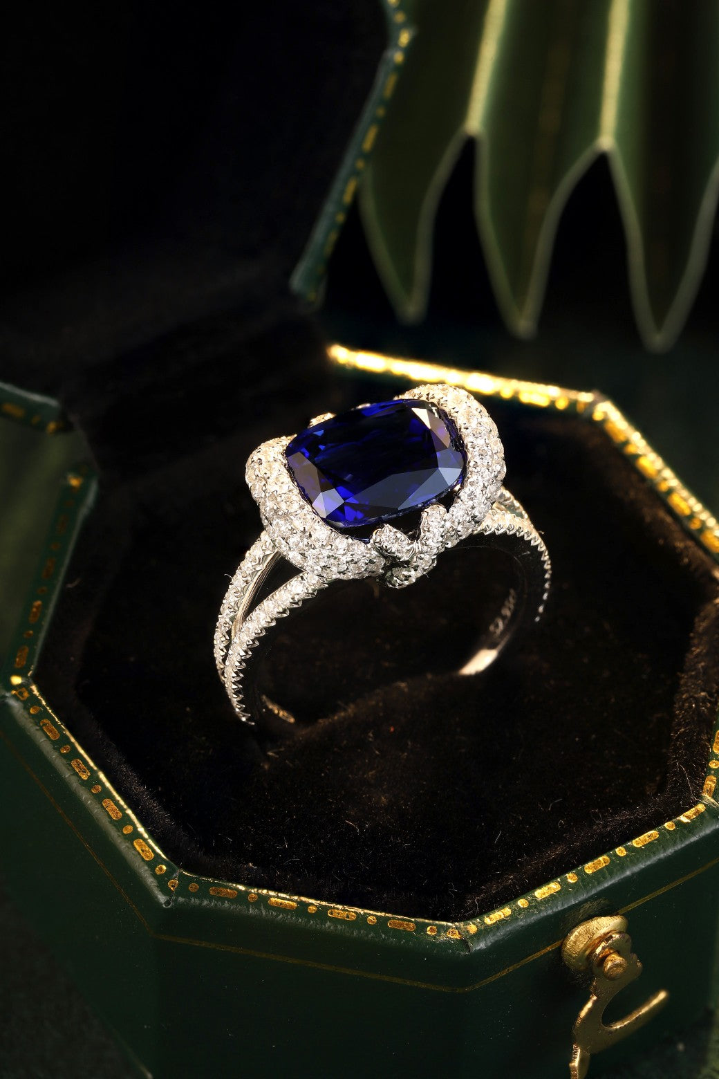 Sterling Silver Lab - Grown Sapphire Ring W – JSABR188Y
