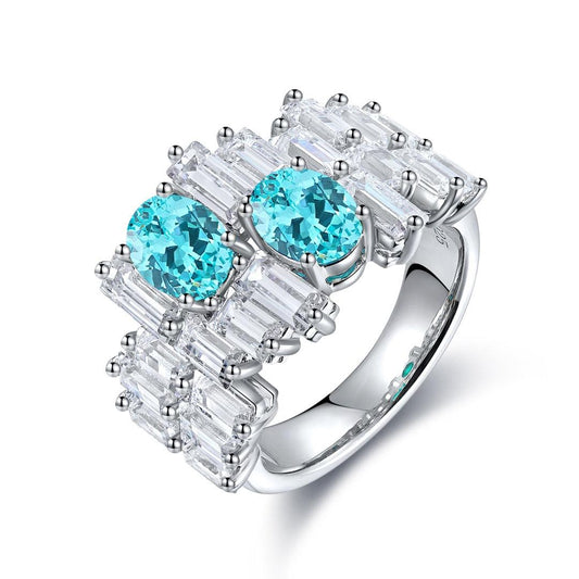 S925 Silver Cultured Paraiba Ring A - JR453Y