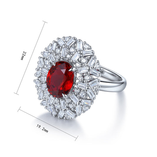 Sterling Silver Lab-Grown Ruby Ring W – JRURR120Y