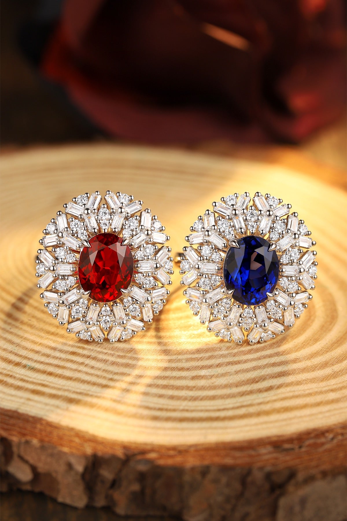 Sterling Silver Lab-Grown Ruby Ring W – JRURR120Y