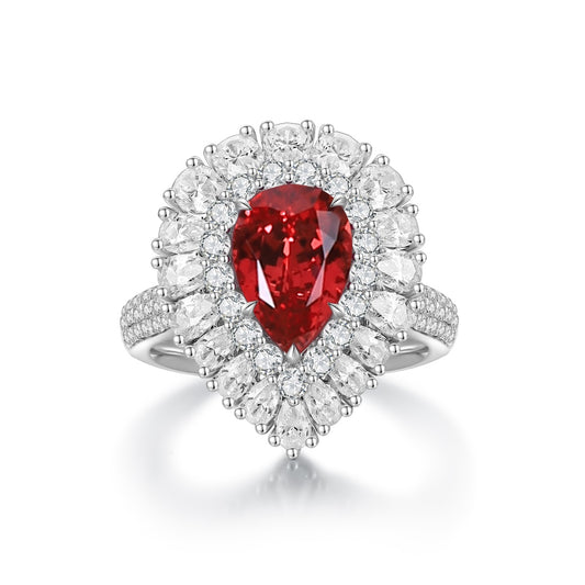 Sterling Silver Lab-Grown Ruby Ring A – JRURR1277Y