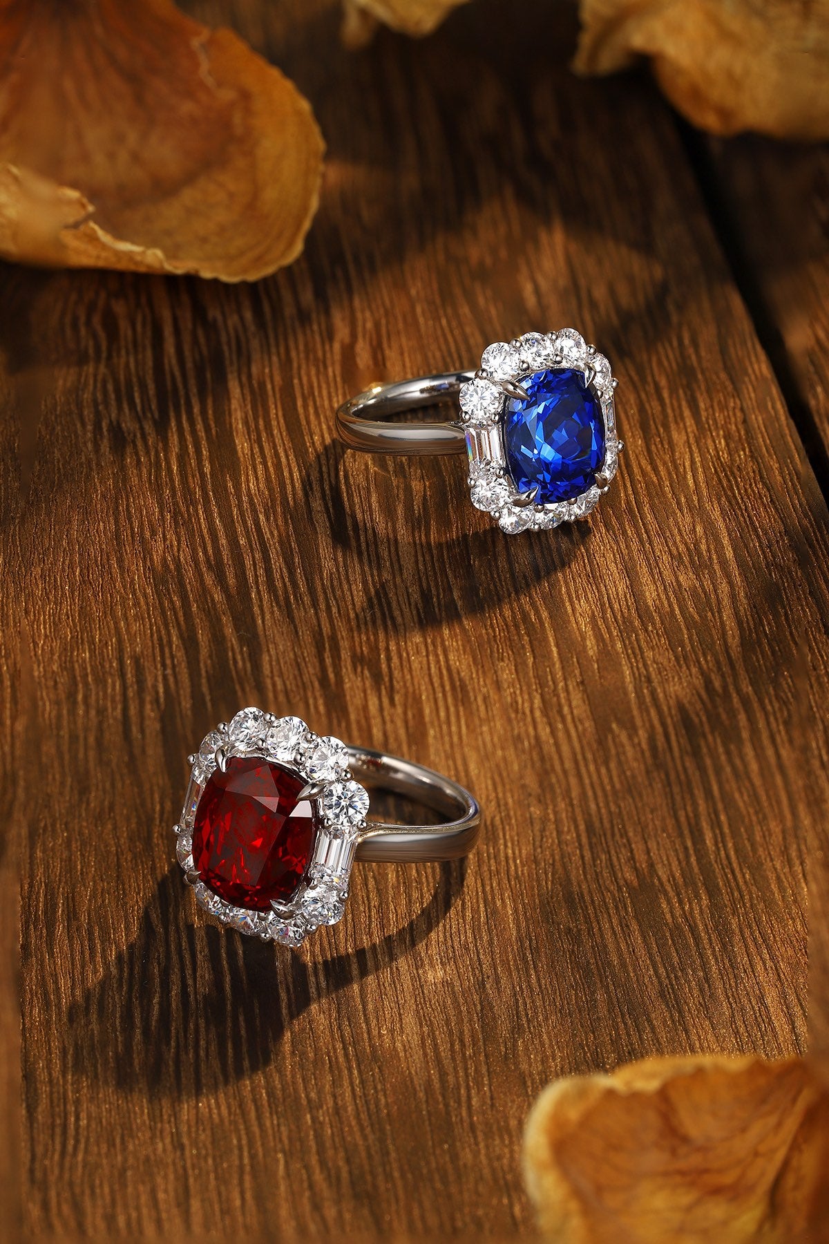 Sterling Silver Lab - Grown Ruby Ring A – JRURR219Y