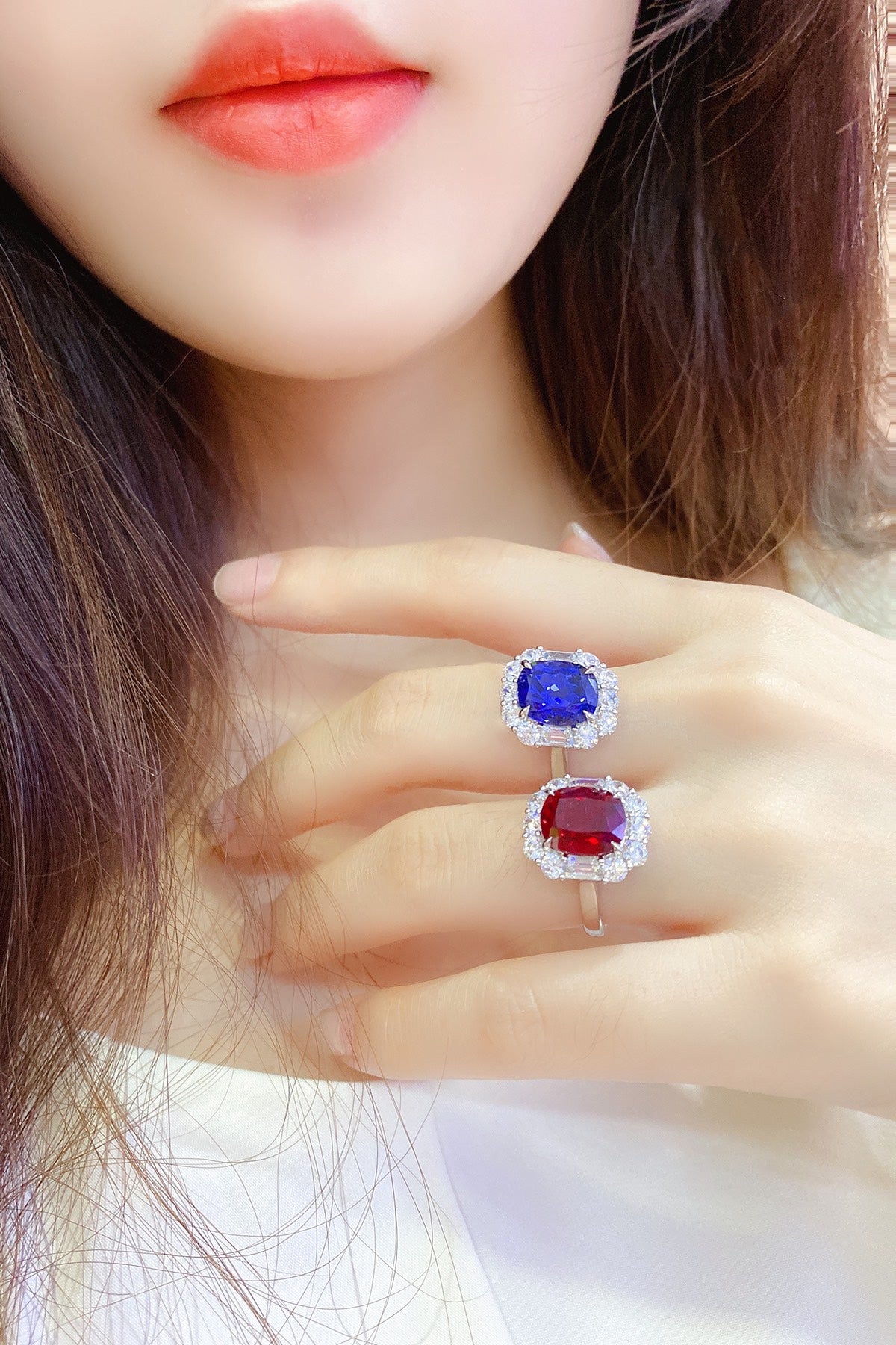 Sterling Silver Lab - Grown Ruby Ring A – JRURR219Y