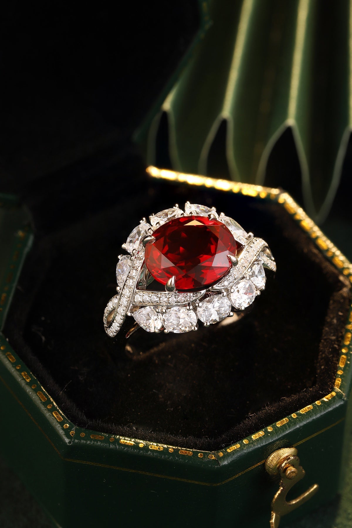 Sterling Silver Lab - Grown Ruby Ring W – JRURR123Y