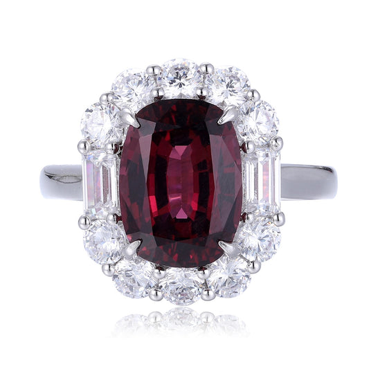 Sterling Silver Natural Garnet Ring W – JR219Y